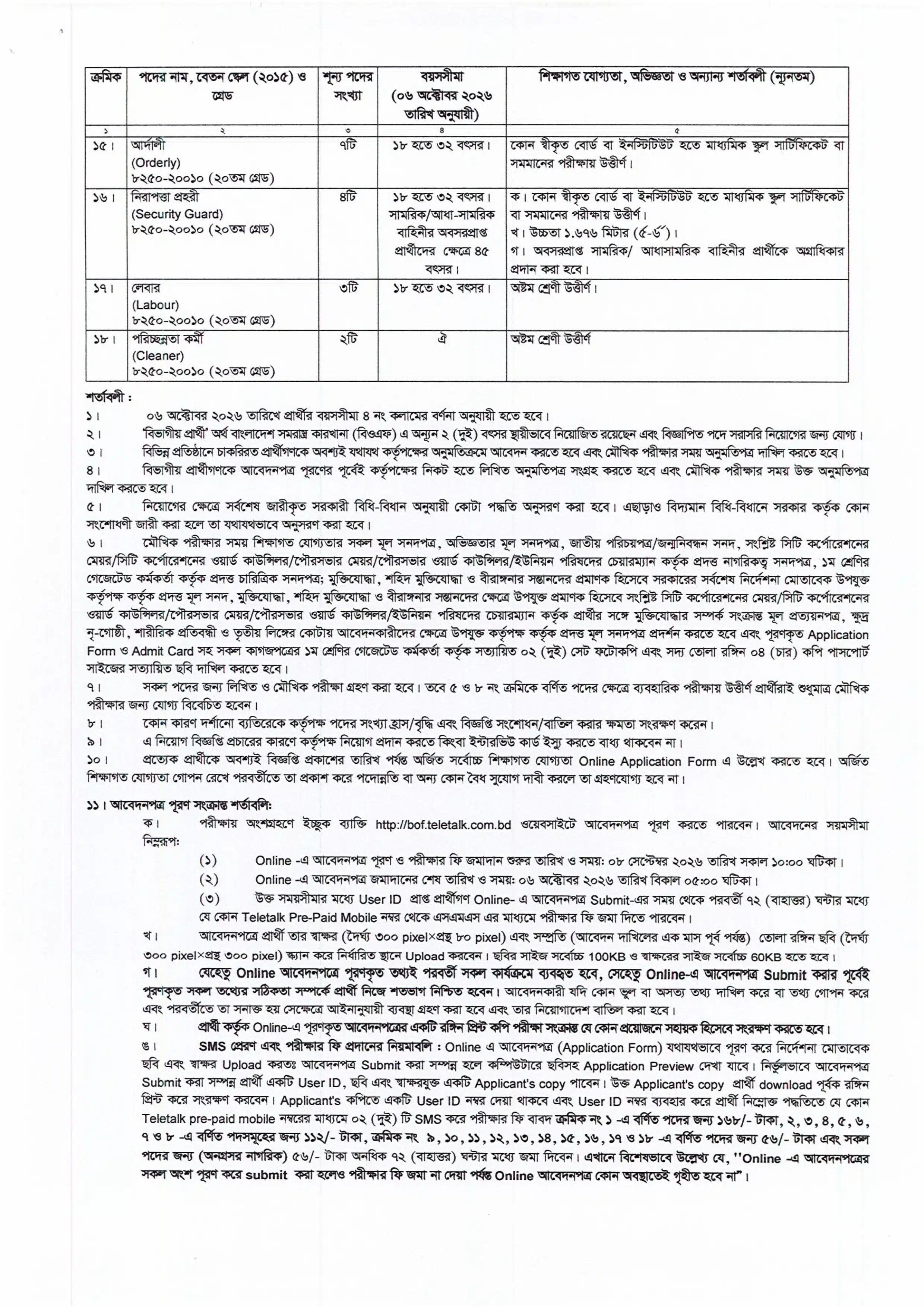 BOF Job Circular 2026 PDF-2.webp