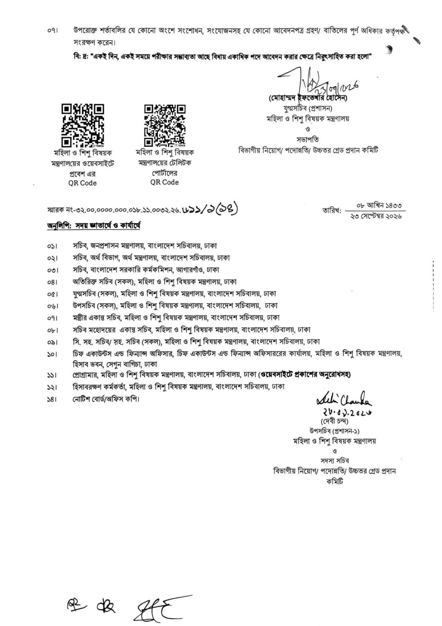 MOWCA Job Circular 2026 PDF-4.webp