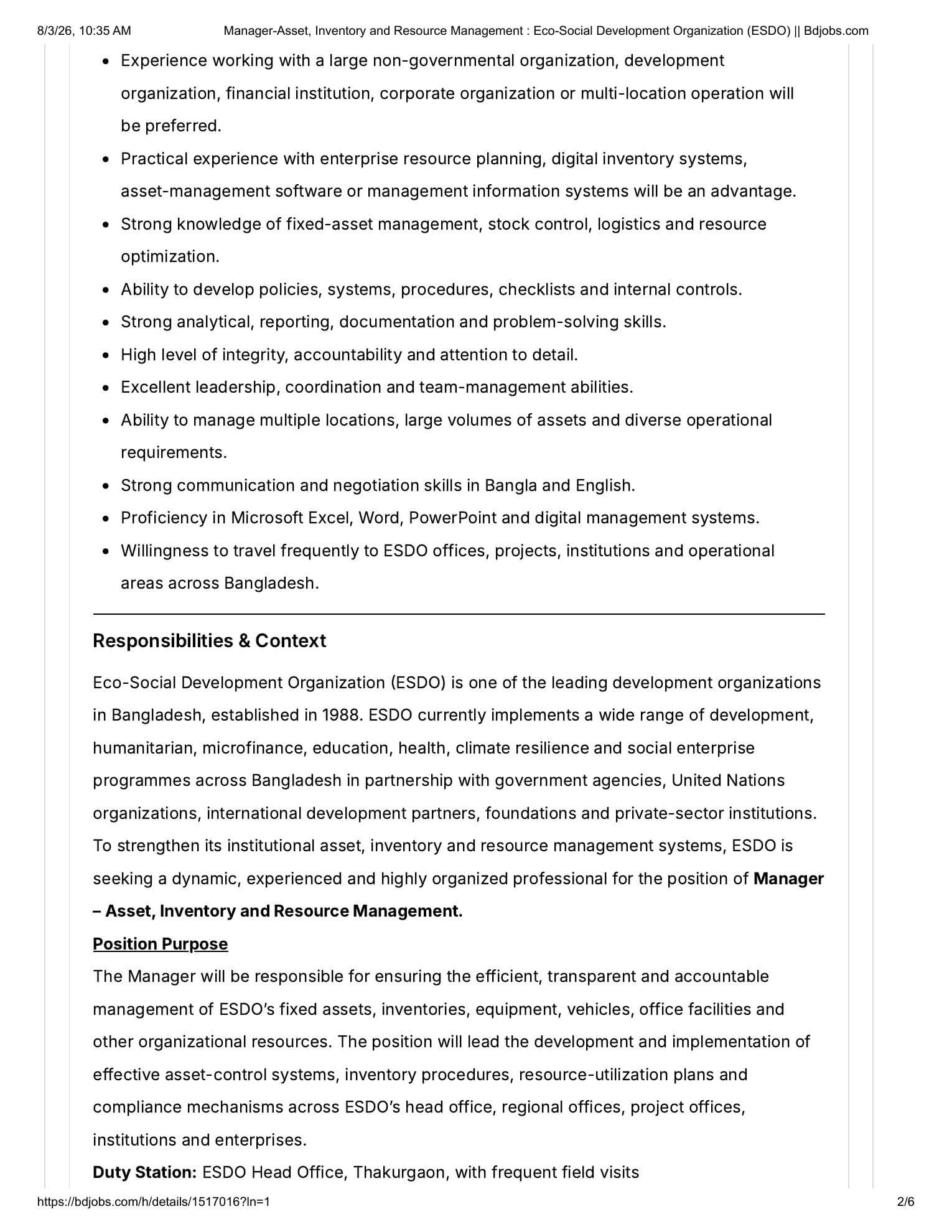 ESDO Job Circular 2026 PDF-2.jpg