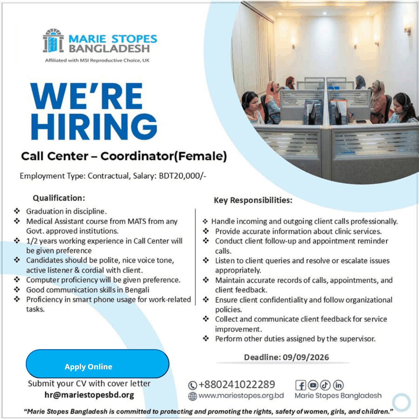 Marie Stopes Bangladesh Job Circular 2026 2.webp
