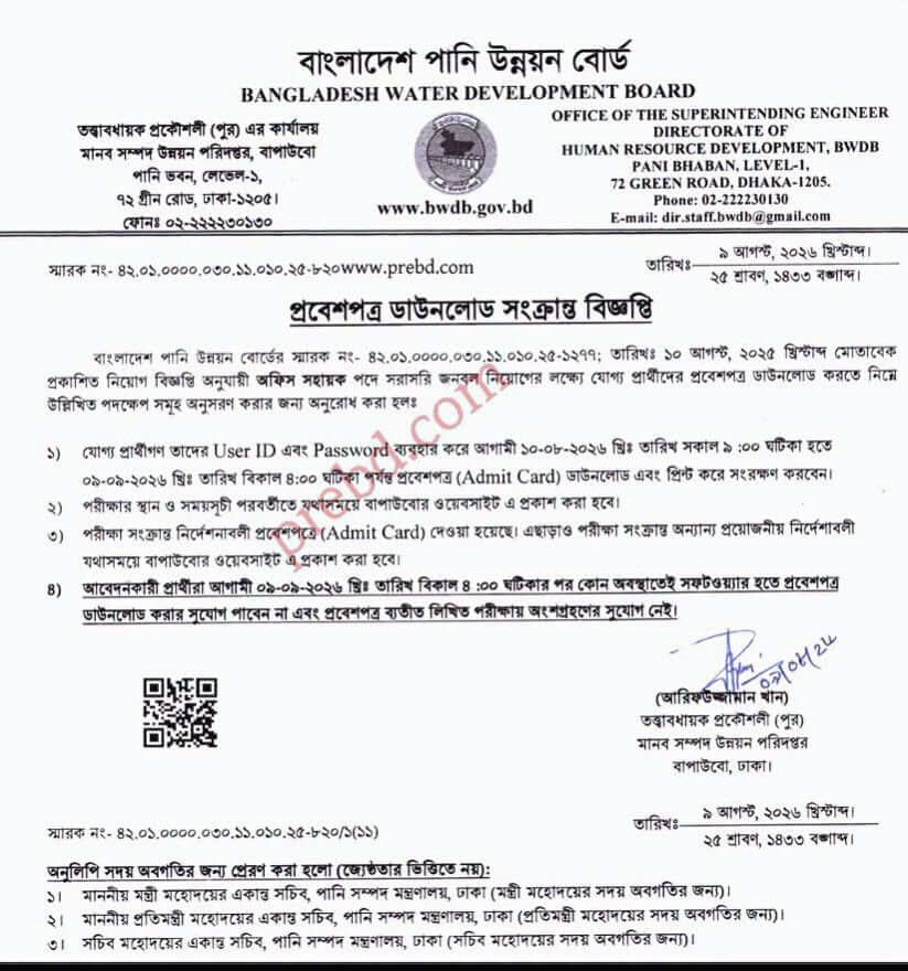 BWDB Job Circular 2026.jpeg