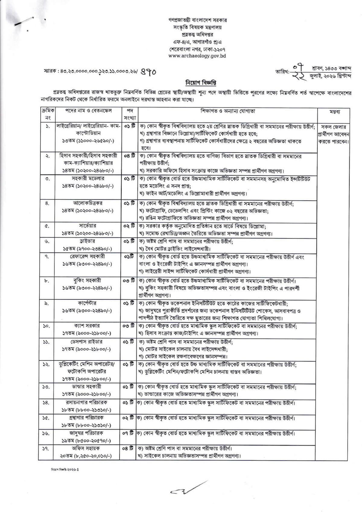 DOA Job Circular 2026 PDF-1.jpg
