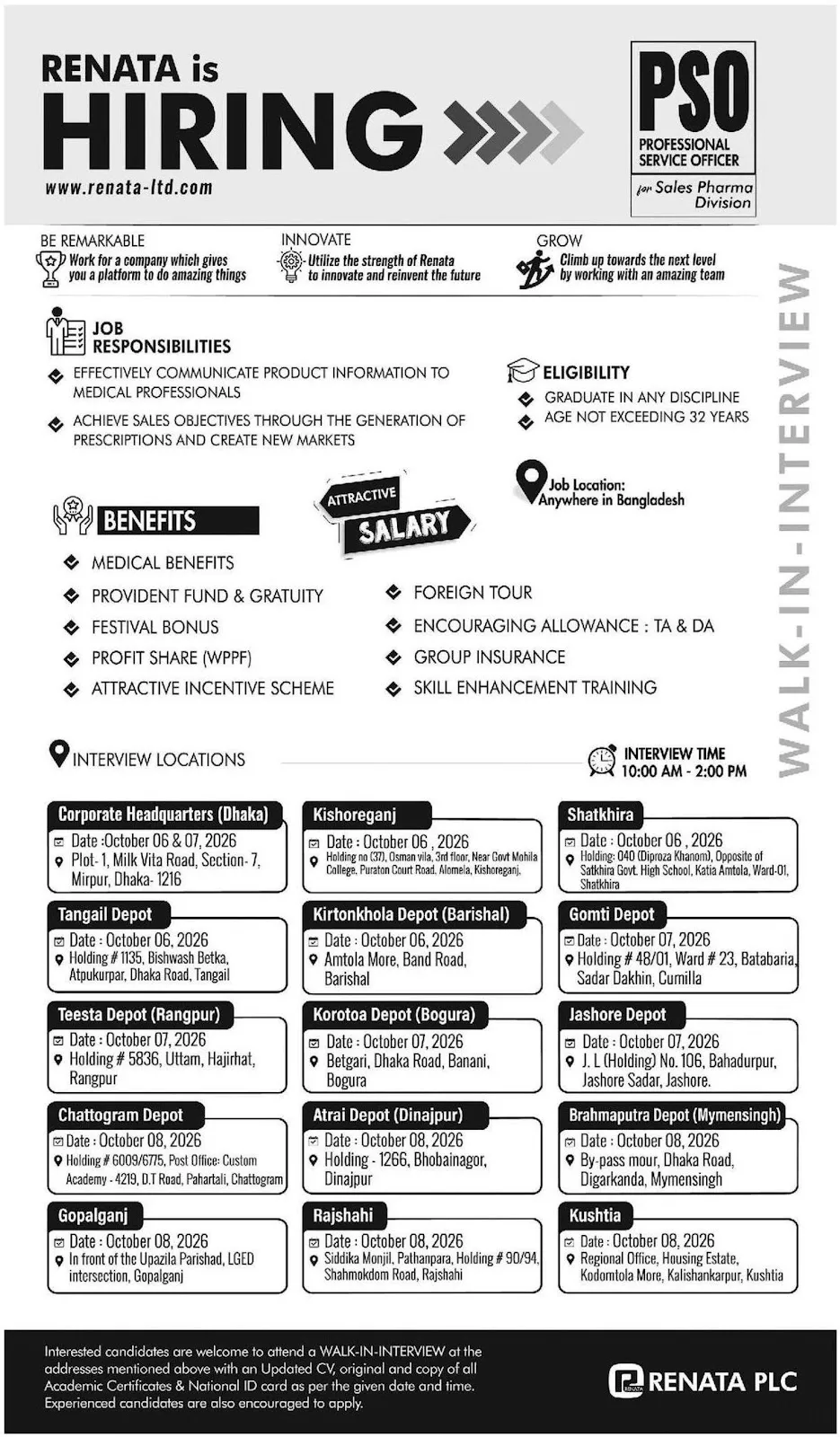 Renata Pharmaceuticals Job Circular 2026 .webp