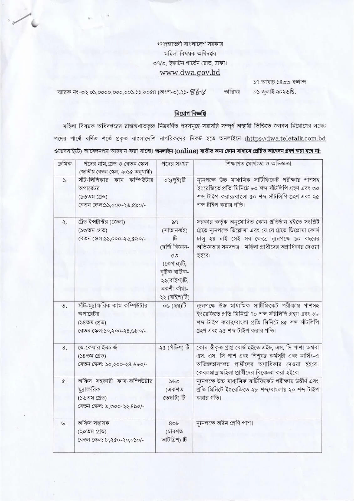 DWA Job Circular 2026 PDF1.jpg