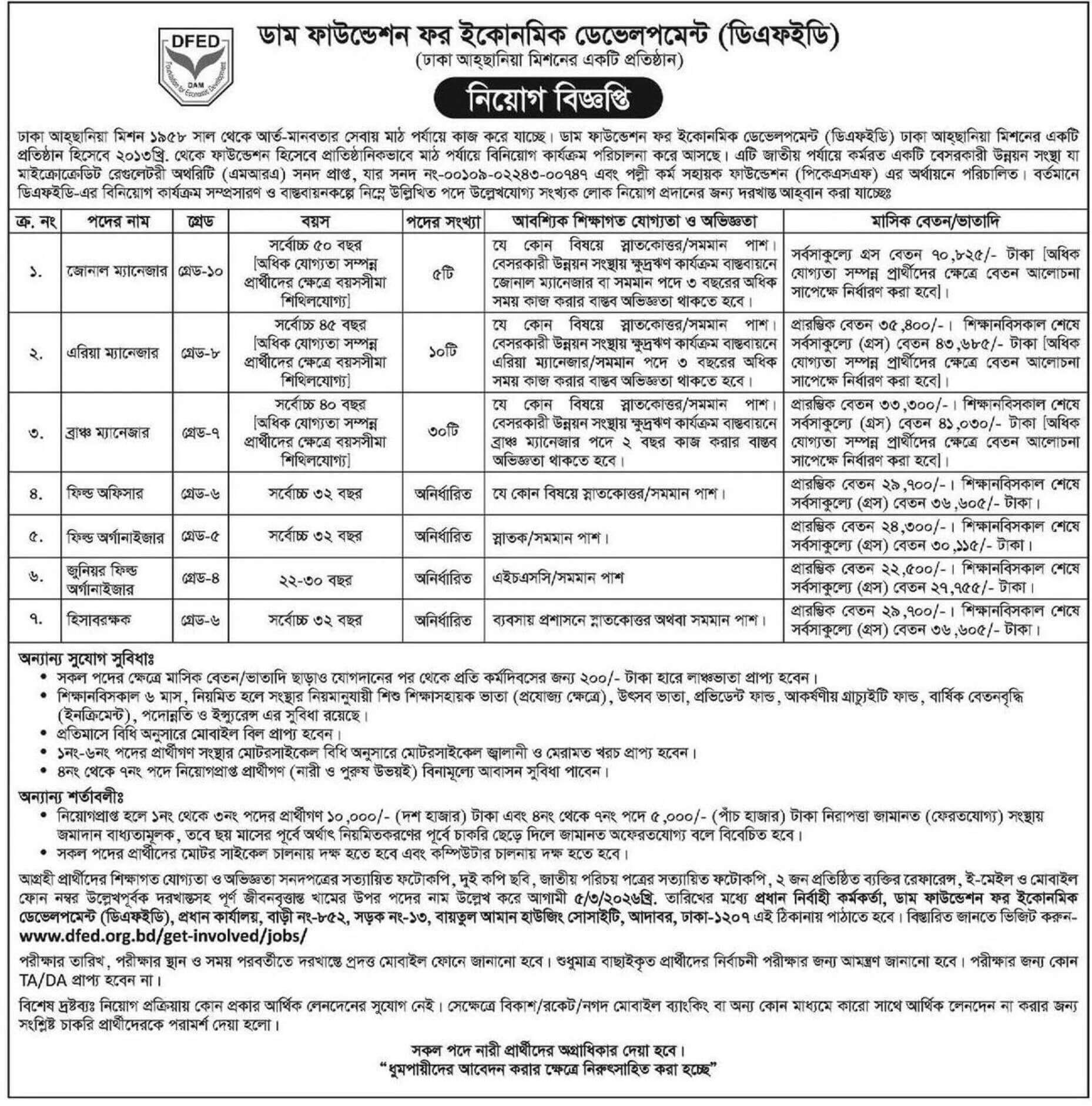 DFED NGO Job Circular 2026.jpg