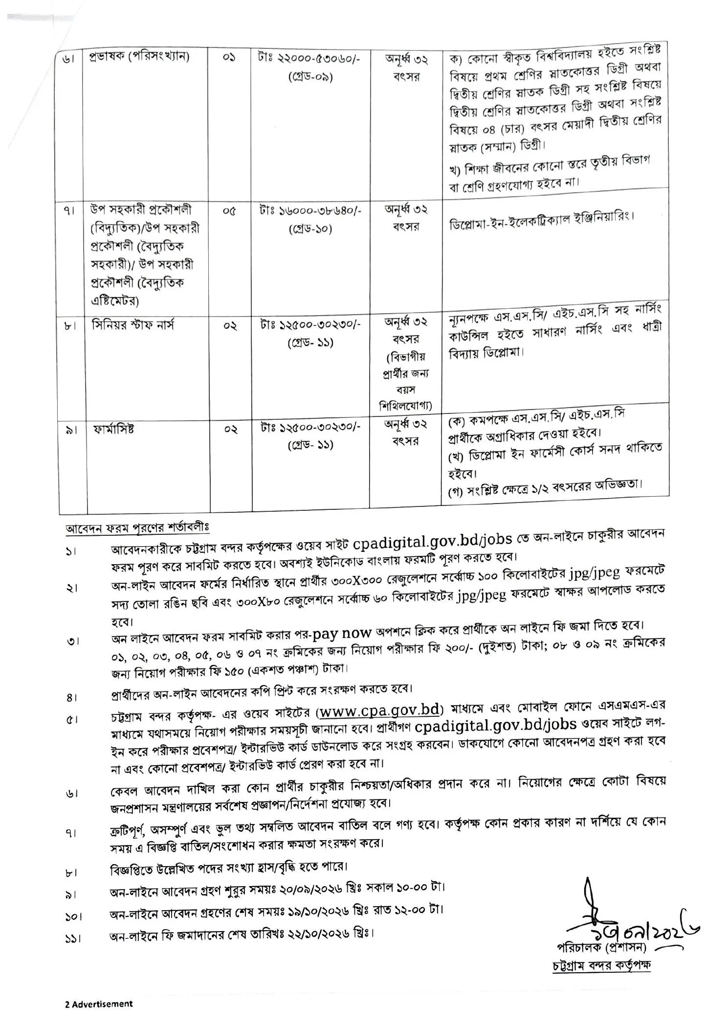 CPA Job Circular 2026 PDF-2.webp