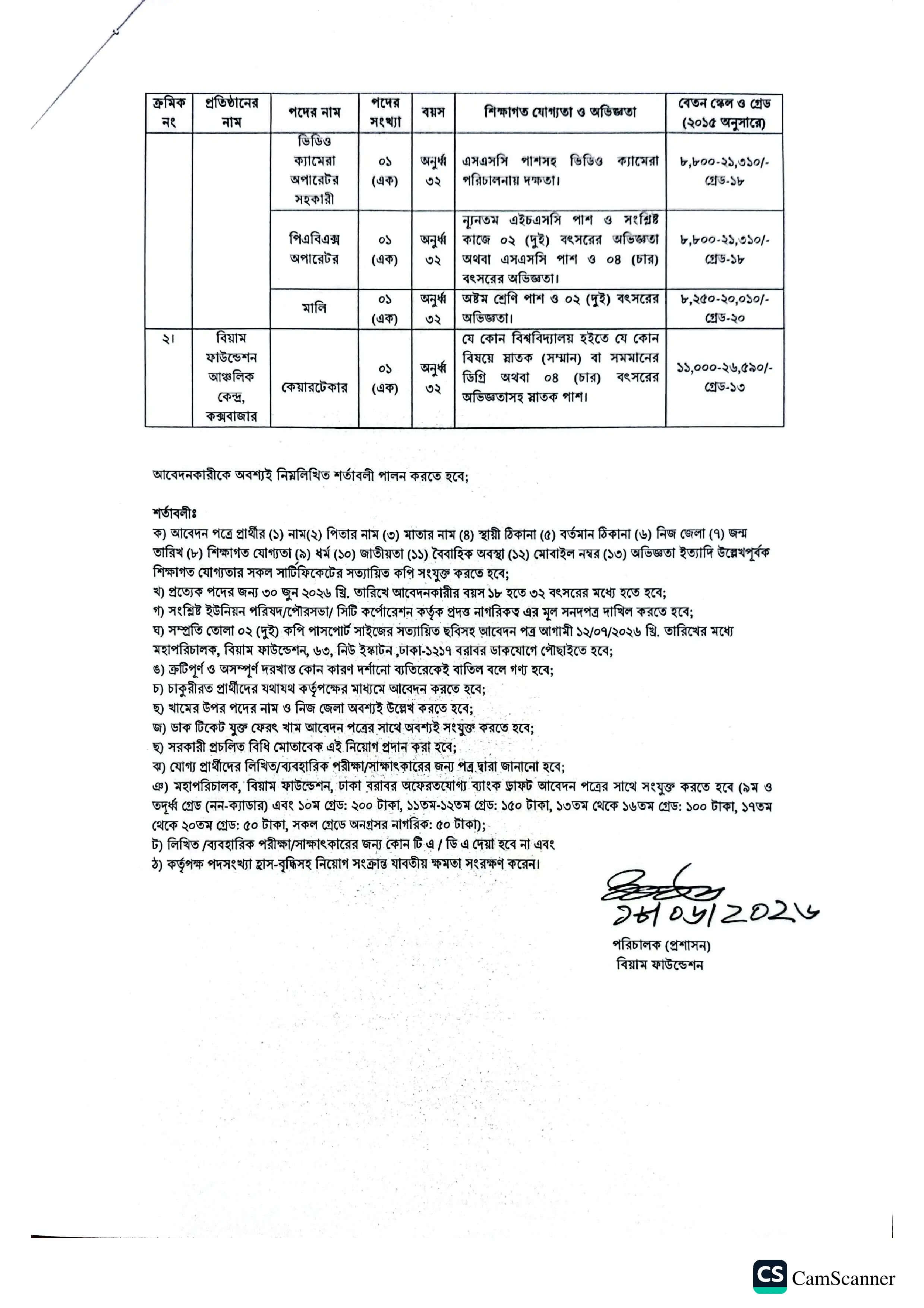 BIAM Foundation Job Circular 2026 PDF2.jpg