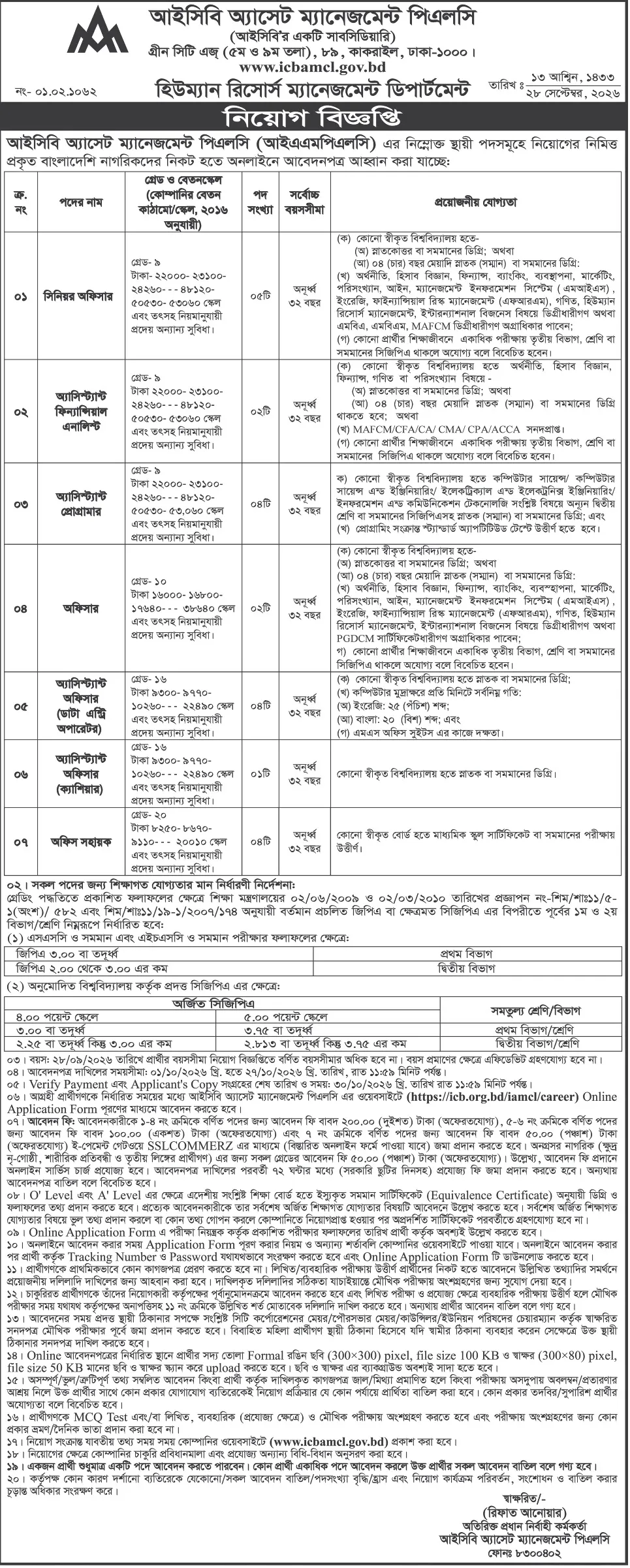 ICBAMCL Job Circular 2026.webp