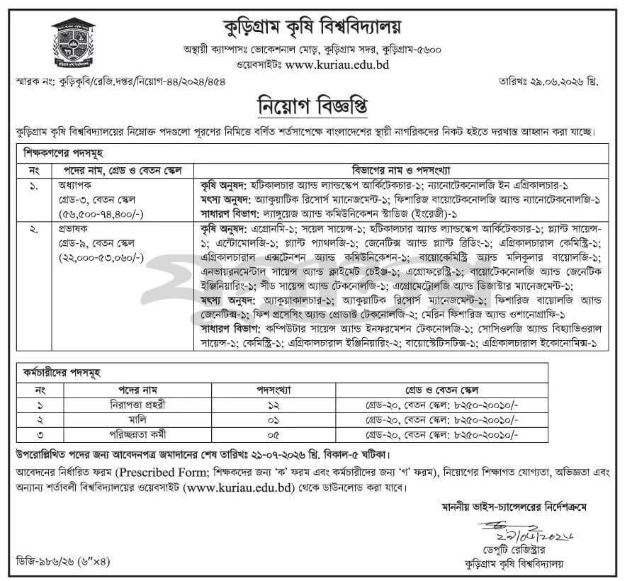 KuriAU Job Circular 2026.jpg